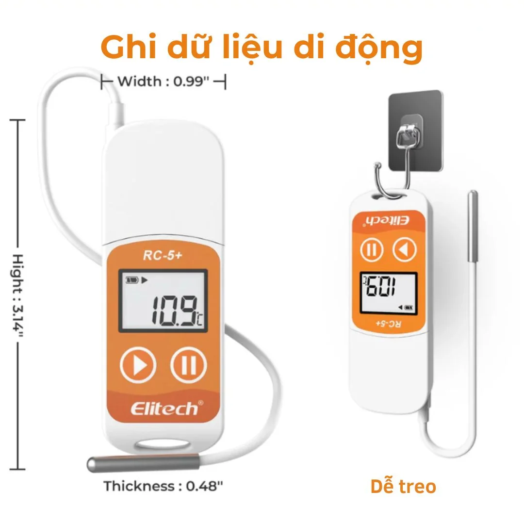 Nhiệt kế tự ghi RC-5+TE