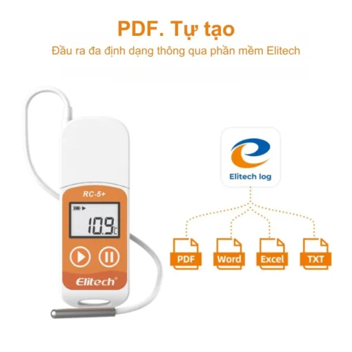 Nhiệt kế tự ghi Elitech RC-5+TE - Hình ảnh 5