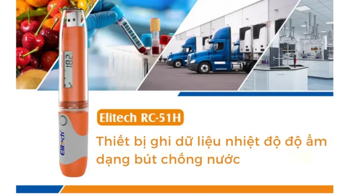 Thiết bị ghi nhiệt độ, độ ẩm Elitech RC-51H