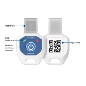 Alternative view of Nhiệt kế tự ghi Elitech Tiny USB (Dùng 1 lần, Pin 90 ngày)