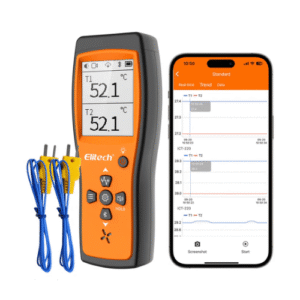 Alternative view of Máy đo nhiệt độ Elitech ICT-220 (2 kênh, kiểu K, Bluetooth)