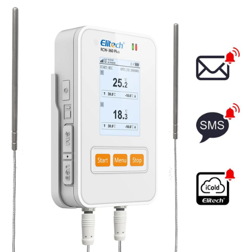 Nhiệt ẩm kế tự ghi Elitech RCW-360Plus 4G/WiFi - Ảnh 2