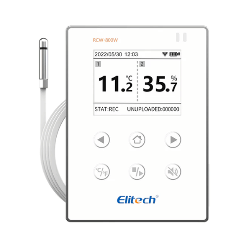 Máy ghi dữ liệu nhiệt độ và độ ẩm Elitech RCW-800W-THE