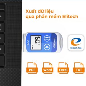 Xuất dữ liệu qua phần mềm elitech