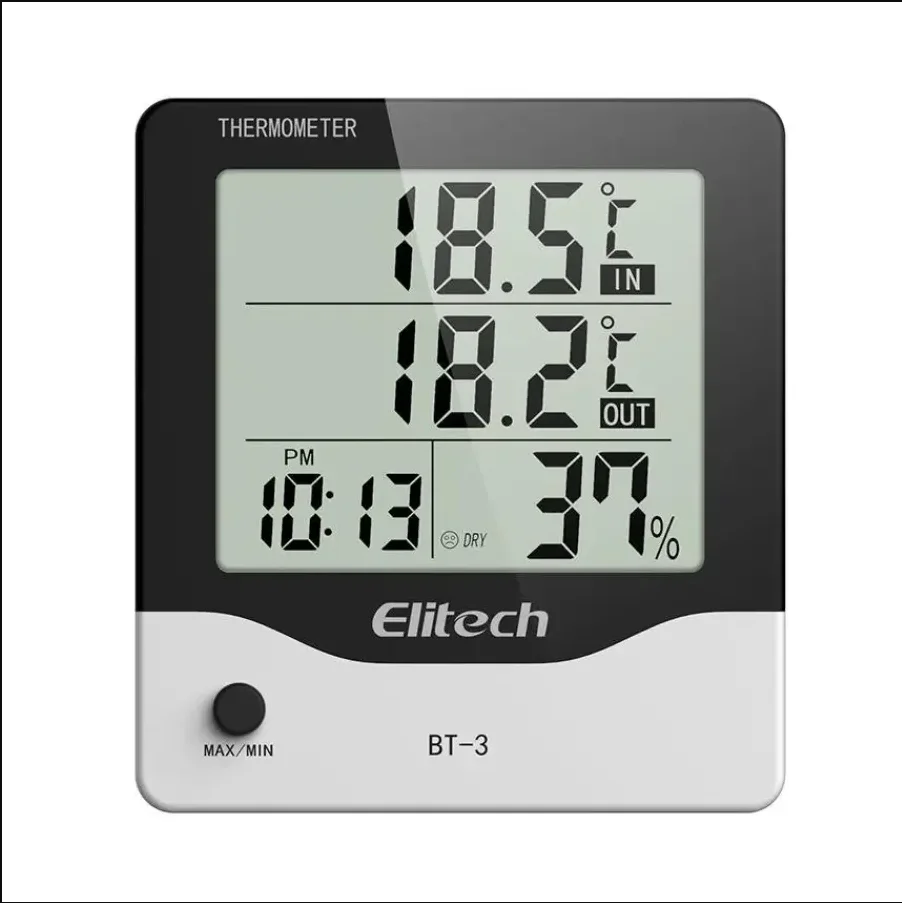 Elitech BT-3 là nhiệt ẩm kế để bàn đo nhiệt độ & độ ẩm trong nhà
