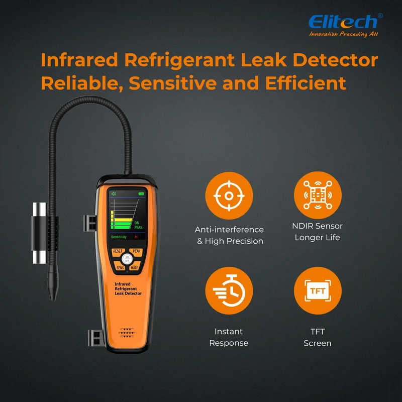 Máy dò gas hồng ngoại Elitech ILD-200 - Ảnh 4