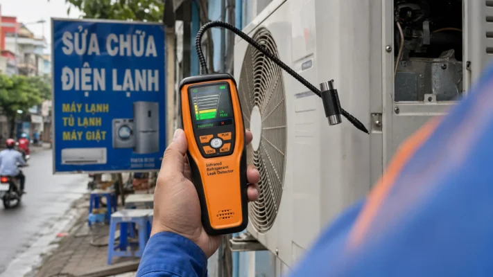 máy dò ga Elitech