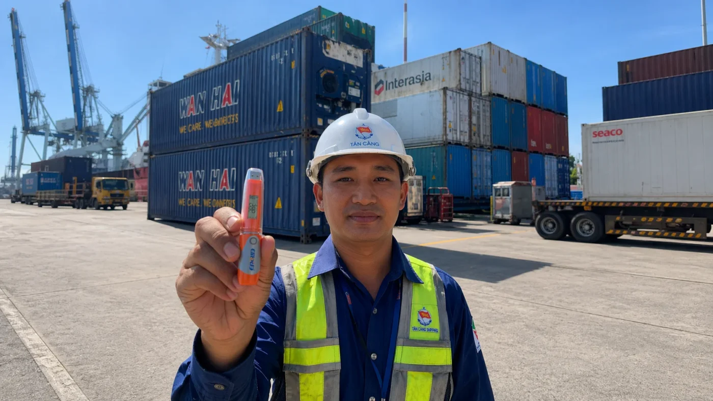 Thiết bị ghi nhiệt độ nào dùng cho container lạnh xuất khẩu