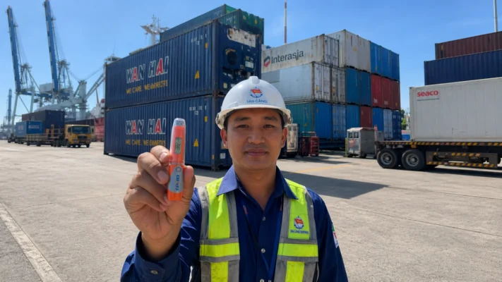 Thiết bị ghi nhiệt độ nào dùng cho container lạnh xuất khẩu